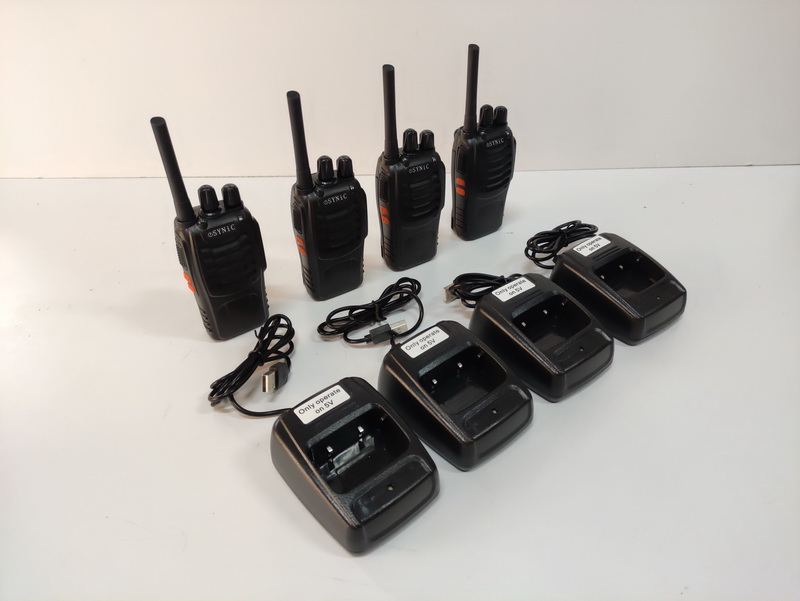 emisor receptor walkie talkie synic +cargador 4u